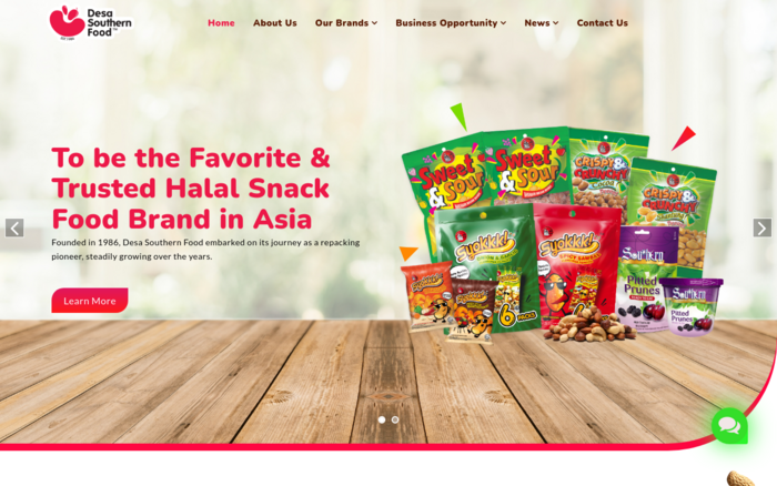 Desa Southern Food Fruit, Nuts and Seeds based snack